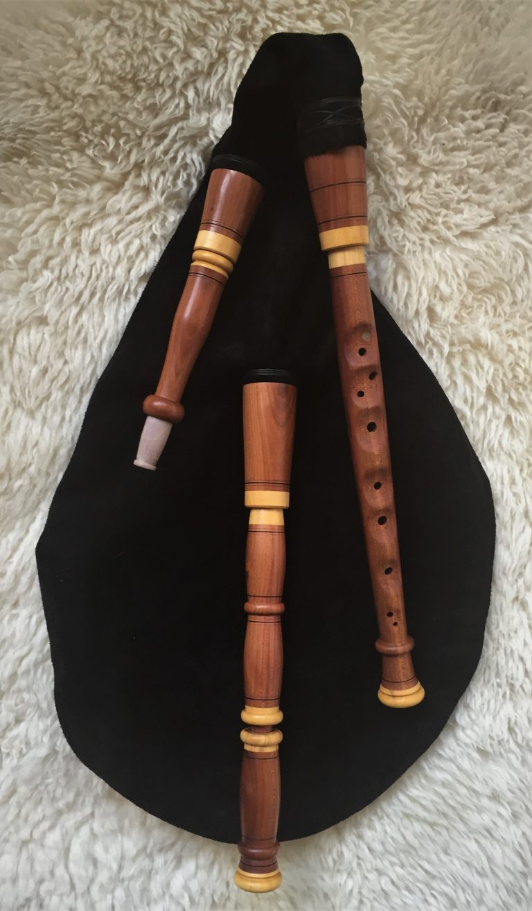 Schwedische Sackpfeife D/G oder E/A chanter Alban Faust