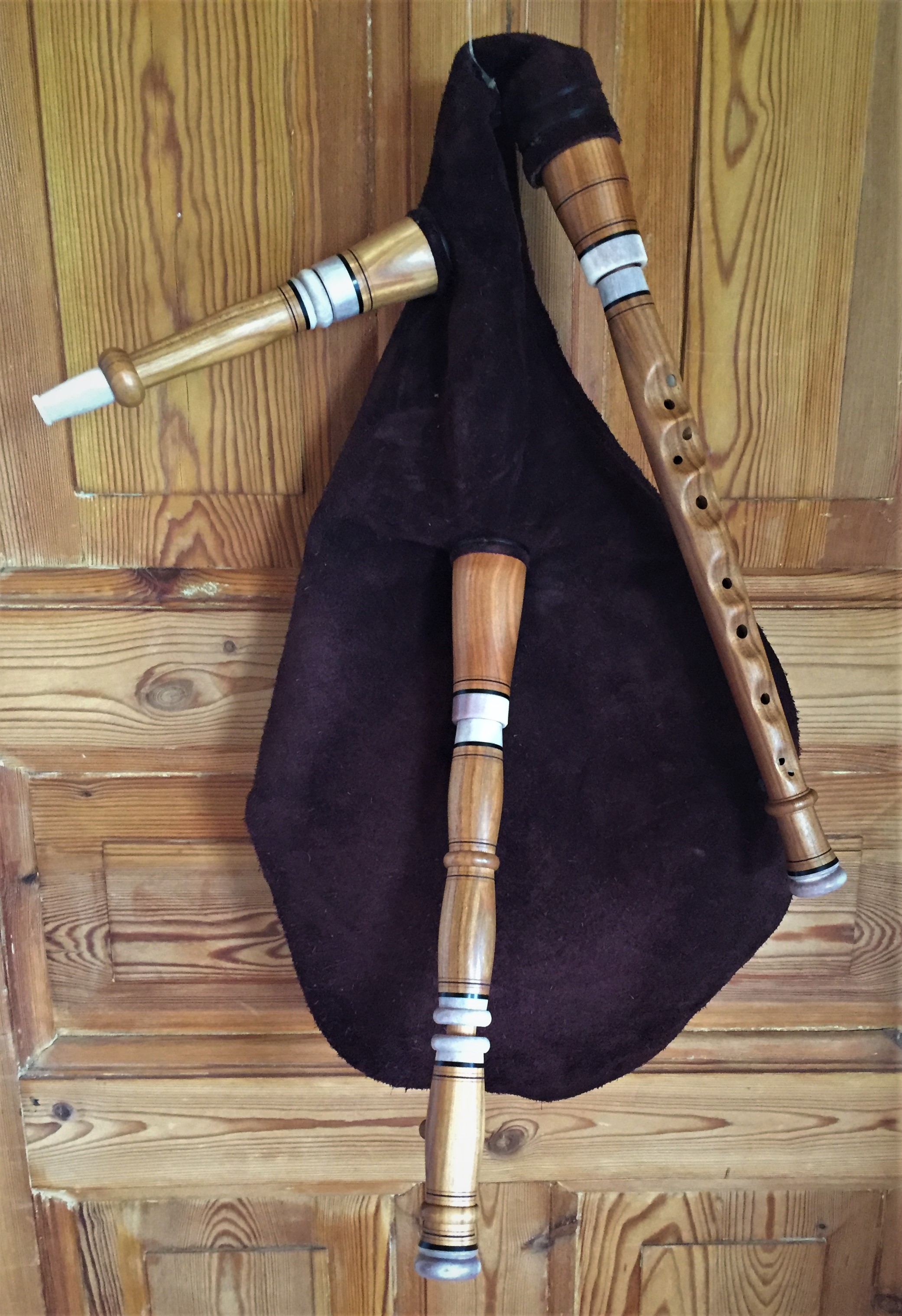 Swedish bagpipe D/G or E/A chanter Alban Faust
